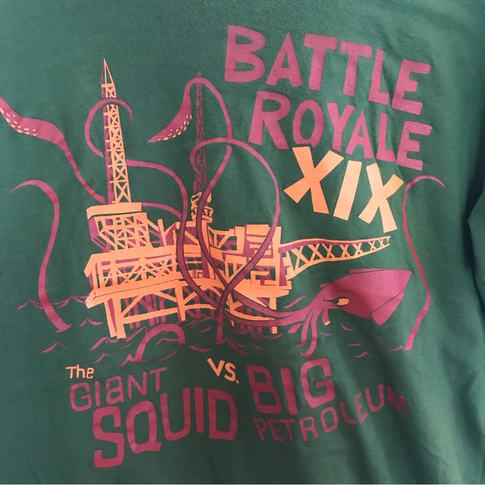Vintage Collectible Gama-Go Giant Squid Battle Royals T-Shirt